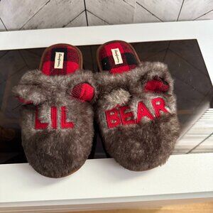 Plaid Target Children's Slippers